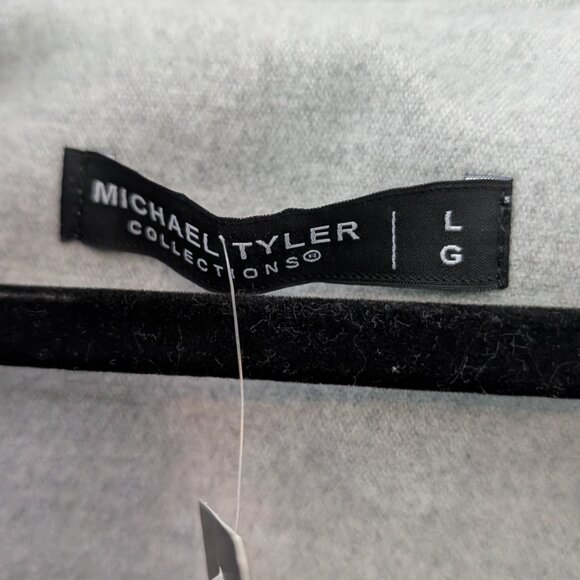 NWT womens Michael Tyler Collection LS Jacket Gray Large 24F5779 - Picture 4 of 7